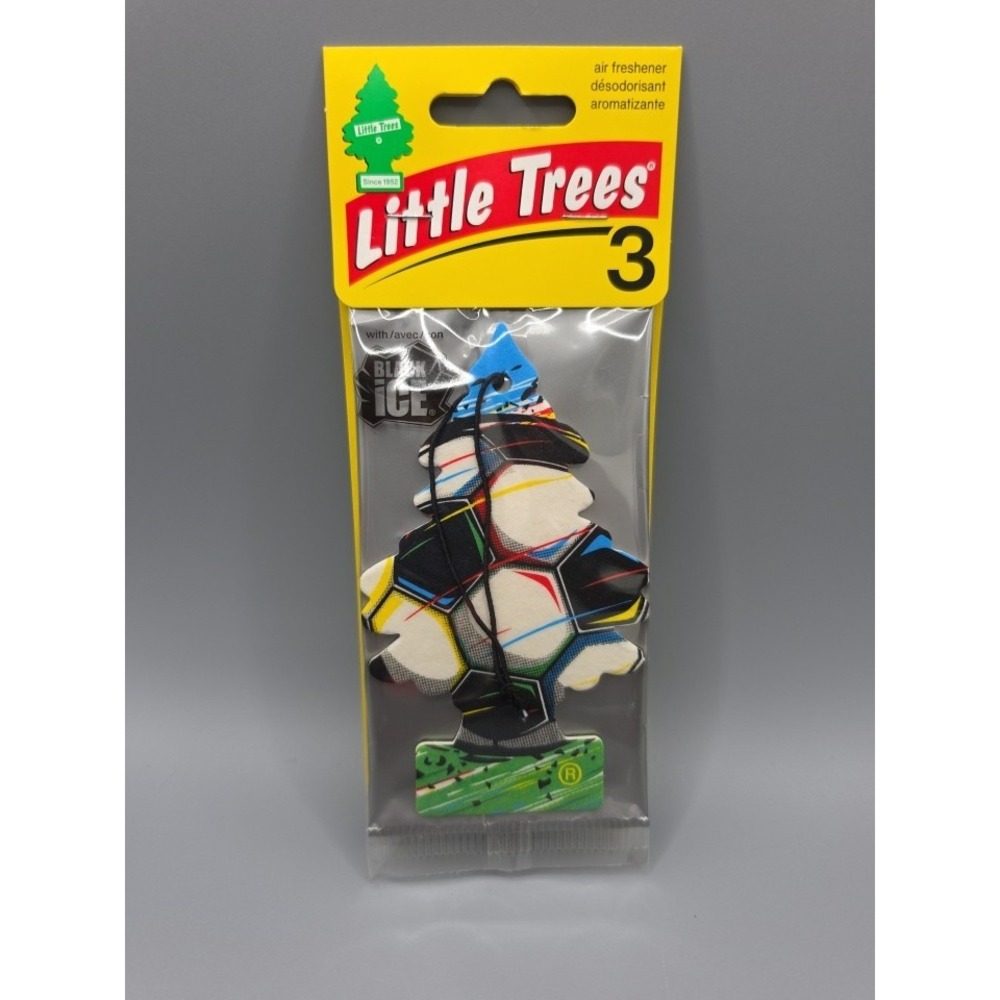 Little Trees Black Ice Air Freshener 3 Pack Car Home New Sealed
